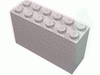 Набор LEGO Brick 2 x 6 x 3 with Flame 10 Print, Черный
