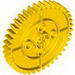 Набор LEGO Duplo Technic Gear 6 x 6, Желтый