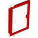 Набор LEGO Door 1 x 4 x 5 Left with Trans-Clear Glass, Белый