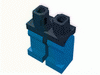 Набор LEGO Hips and Blue Legs with Spider-Man Webbing Print, Красный