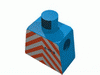 Набор LEGO Torso Train Red Chevron Print / Blue Arms / Yellow Hands, Голубой