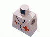 Набор LEGO Torso Hospital Red Cross Shirt and Stethoscope Print / White Arms / Yellow Hands, Белый