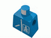 Набор LEGO Torso Highway Print / Blue Arms / Yellow Hands, Голубой