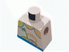 Набор LEGO Torso Paradisa Tank Top, Palm Tree and Dolphin Print / Yellow Arms / Yellow Hands, Белый