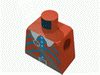 Набор LEGO Torso Pirate Imperial Armada Brown belt and Blue Print / Red Arms / Yellow Hands, Красный