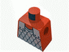 Набор LEGO Torso Castle Scale Mail Print / Blue Arms / Yellow Hands, Красный