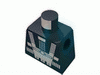 Набор LEGO Torso Space Blacktron I Print / Black Arms / Black Hands, Черный