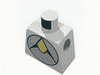 Набор LEGO Torso Space Exploriens Logo Print / Dark Gray Arms / Black Hands, Белый