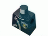 Набор LEGO Torso Police Leather Jacket, Yellow Star Badge Print / Black Arms / Black Hands, Черный