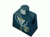 Набор LEGO Torso Police Suit with Yellow Star Badge Print / Black Arms / Yellow Hands, Черный