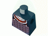 Набор LEGO Torso Adventurers Desert Pharaoh Breastplate Print (Hotep) / Black Arms / Red Hands, Черный
