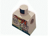 Набор LEGO Torso Adventurers Desert Safari Shirt, Yellow Neck, Red Bandana, Gun Print / Tan Arms / Yellow Hands, Tan