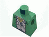 Набор LEGO Torso Adventurers Jungle Jacket, White Shirt, and Necklace Print / Green Arms / Yellow Hands, Зеленый