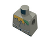 Набор LEGO Torso Studios White Rope & Patched Collar Print (Hunchback) / Dark Gray Arms / Yellow Hands, Темно-серый