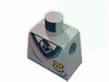 Набор LEGO Torso Harry Potter Uniform Hogwarts Shield Print / Light Gray Arms / Yellow Hands, Светло-серый