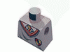 Набор LEGO Torso Harry Potter Uniform Gryffindor Shield Print / Light Gray Arms / Yellow Hands, Светло-серый