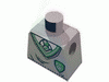 Набор LEGO Torso Harry Potter Uniform Slytherin Shield Print / Light Gray Arms / Yellow Hands, Светло-серый