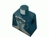 Набор LEGO Torso Harry Potter Suit and Tie with Hogwarts Shield Print / Black Arms / Yellow Hands, Черный