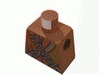Набор LEGO Torso SW Jawa Print / Reddish Brown Arms / Reddish Brown Hands, Красно-коричневый