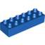 Набор LEGO Brick 2 x 6, Голубой