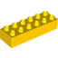Набор LEGO Brick 2 x 6, Желтый