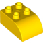 Набор LEGO Brick 2 x 3 with Curved Top, Желтый