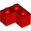 Набор LEGO Brick 2 x 2 Corner, Красный