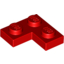 Набор LEGO Plate 2 x 2 Corner, Красный