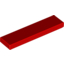 Набор LEGO Tile 1 x 4 with Groove, Красный