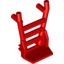 Набор LEGO Minifig Hand Truck Frame, Красный