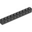 Набор LEGO Technic Brick 1 x 10 [9 Holes], Черный