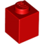 Набор LEGO Brick 1 x 1, Красный