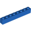 Набор LEGO Brick 1 x 8, Голубой