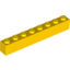 Набор LEGO Brick 1 x 8, Желтый