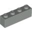 Набор LEGO Brick 1 x 4, Светло-серый