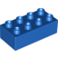 Набор LEGO Brick 2 x 4, Голубой