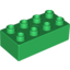 Набор LEGO Brick 2 x 4, Зеленый