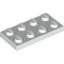 Набор LEGO Plate 2 x 4, Белый