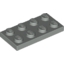 Набор LEGO Plate 2 x 4, Светло-серый