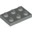 Набор LEGO Plate 2 x 3, Светло-серый