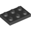 Набор LEGO Plate 2 x 3, Черный