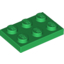 Набор LEGO Plate 2 x 3, Зеленый