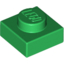 Набор LEGO Plate 1 x 1, Зеленый