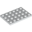 Набор LEGO Plate 4 x 6, Белый