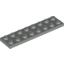 Набор LEGO Plate 2 x 8, Светло-серый