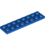 Набор LEGO Plate 2 x 8, Голубой