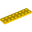 Набор LEGO Plate 2 x 8, Желтый