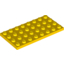 Набор LEGO Plate 4 x 8, Желтый
