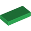 Набор LEGO Tile 1 x 2 with Groove, Зеленый