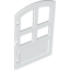 Набор LEGO Door 1 x 4 x 4 with Four Panes and Curved Top, Белый
